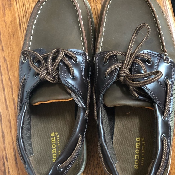 SOLDBoys size 2 slip on loafer type shoes - Picture 3 of 6